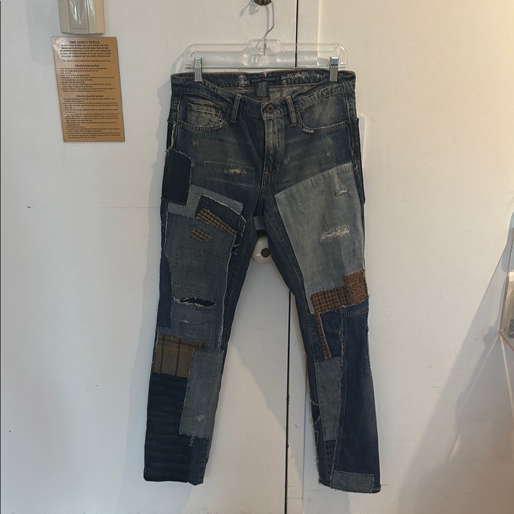 Ralph Lauren Blue Label Patchwork Jeans